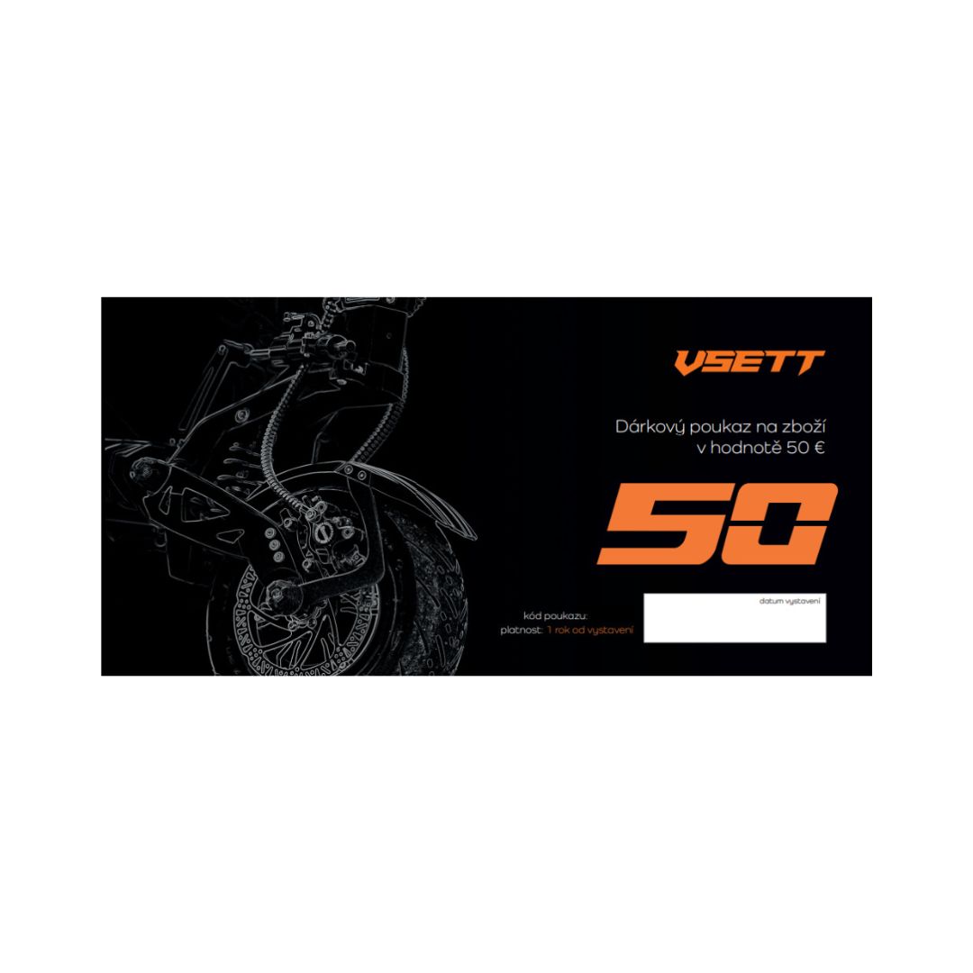Darčekový voucher na 50 €