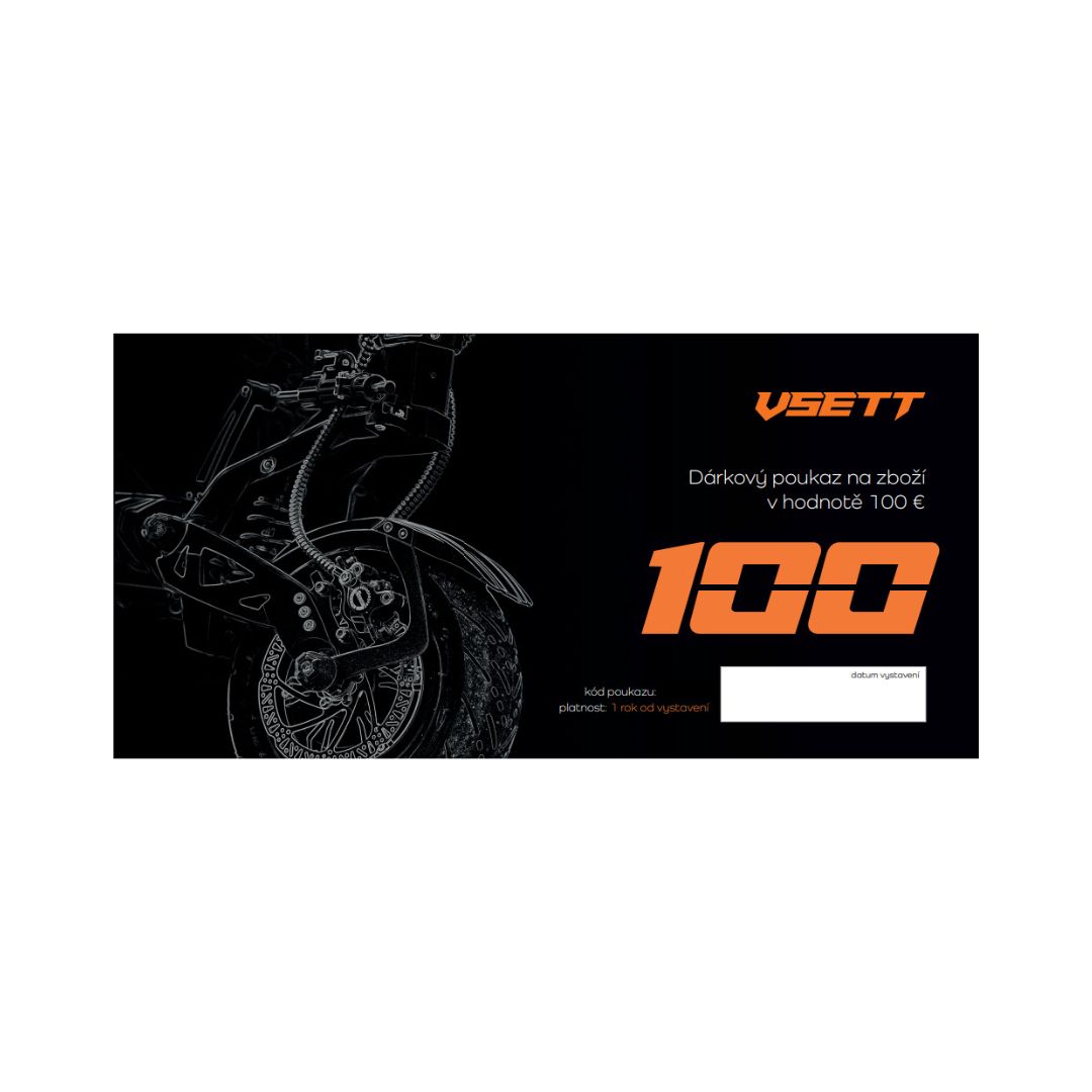 Darčekový voucher na 100 €